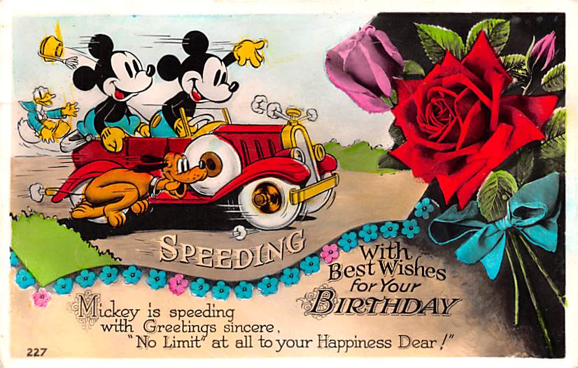 Disney Postcards - Old Vintage Antique Post Cards | Page 1 Of 9