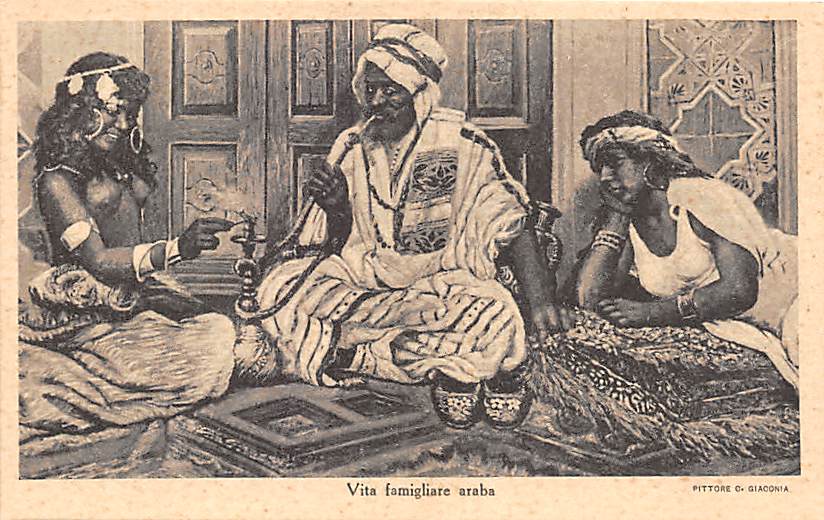 Vita Famigliare Araba Arab Nude Postcard Oldpostcards Com