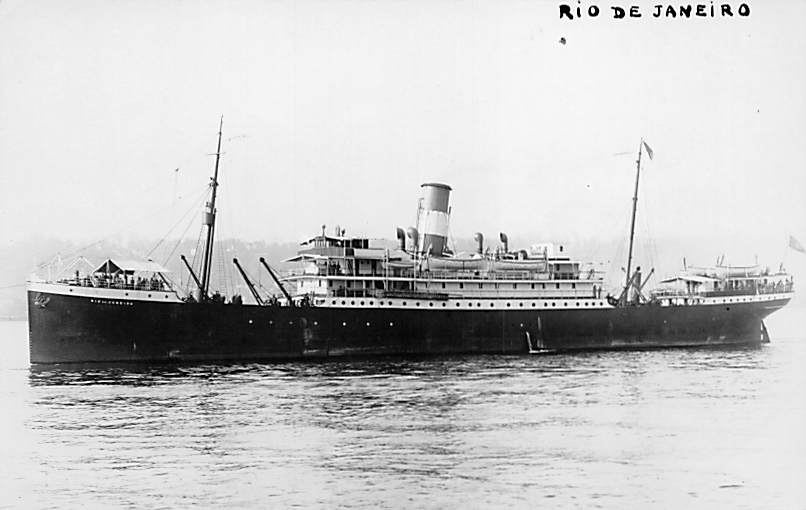 Lloyd Brasileiro Lines Ship Postcards