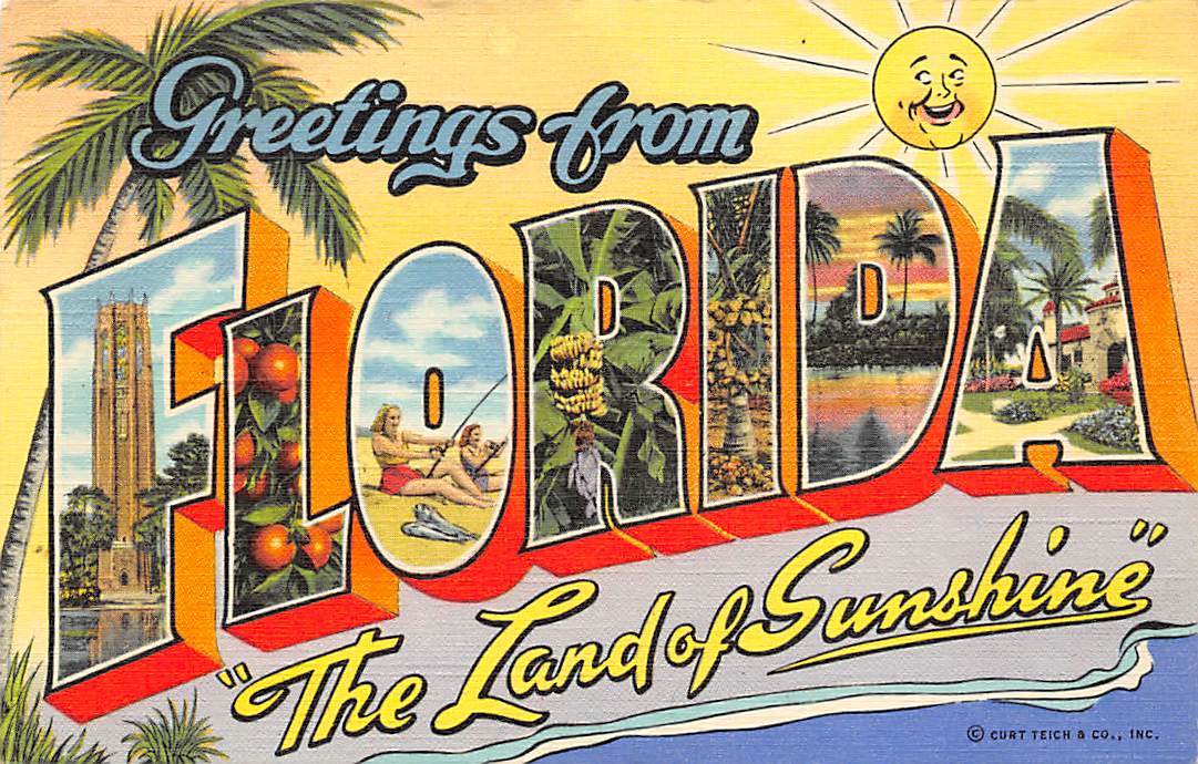 Main Office, First Federal Savings and Loan, Orlando Florida Vintage  Postcard