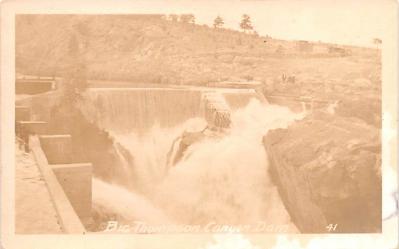 Big Thompson Canyon Dam CO