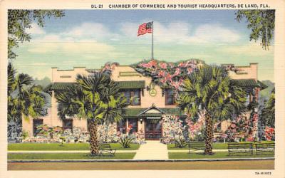 Chamber Of Commerce De Land, Florida Postcard