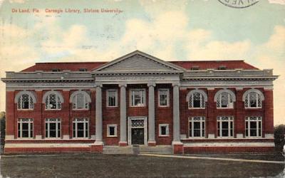 Carnegie Library, Stetson University De Land, Florida Postcard