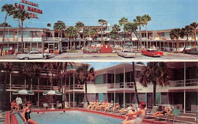 San Marina Motel, INC Daytona Beach, Florida Postcard