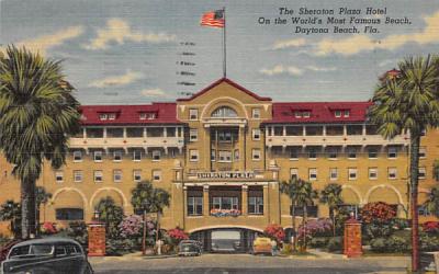 The Sheraton Plaza Hotel  Daytona Beach, Florida Postcard