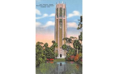 The Singing Tower, Mountain Lake Sanstuary Lake Wales, Florida Postcard