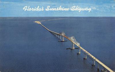 Florida's Sunshine Skyway, USA Postcard