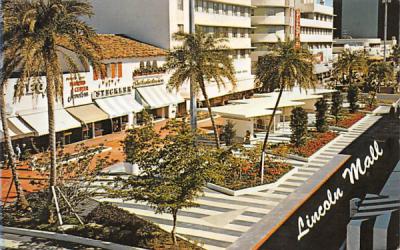 Lincoln Mall Miami Beach, Florida Postcard