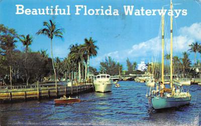 Beautiful Florida Waterways, USA Postcard