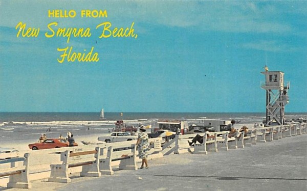 Hello From New Smyrna Beach Fl Usa In New Smyrna Beach Florida Vintage Collectible Postcard