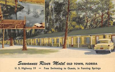 Suwannee River Motel Old Town, Florida Postcard