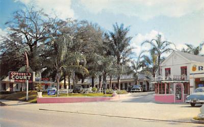 Cordrey's Court Ocala, Florida Postcard