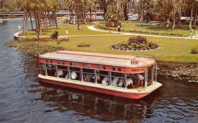 A new Glass-Bottom Boat Silver Springs, Florida Postcard