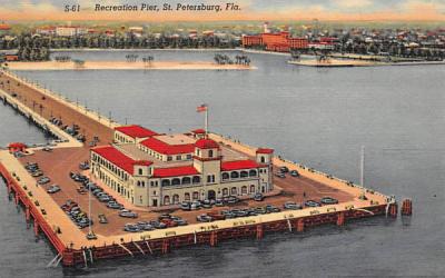 Recreation Pier St Petersburg, Florida Postcard