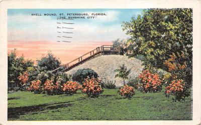 Shell Mound St Petersburg, Florida Postcard