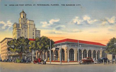 Open Air Post Office St Petersburg, Florida Postcard