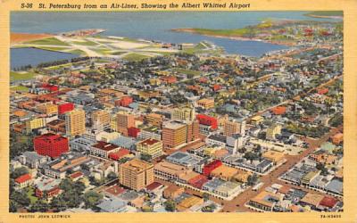 St. Petersburg Showing the Albert Whitted Airport St Petersburg, Florida Postcard