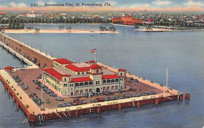 Recreation Pier St Petersburg, Florida Postcard