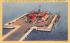 Airplane View of Million Dollar Recreation Pier St Petersburg, Florida Postcard