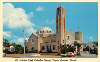 St. Nicholas Greek Orthodox Church Tarpon Springs, Florida Postcard