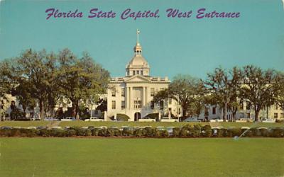 Florida State Capitol, West Entrance Postcard