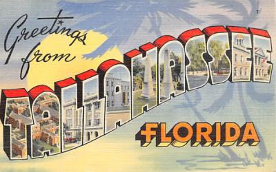 Greetings from Tallahassee, FL, USA Florida Postcard