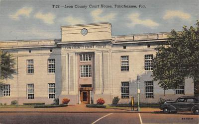 Leon County Court House Tallahassee, Florida Postcard