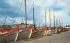 Greek sponge boats docked  Tarpon Springs, Florida Postcard