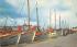 Greek Sponge Boats docked  Tarpon Springs, Florida Postcard