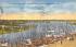 Sponge Fleet at the Docks and Anclote River Tarpon Springs, Florida Postcard