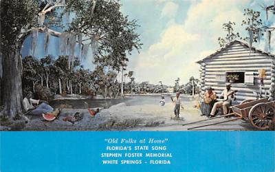 Old Folks at Home, Florida's State Song Postcard