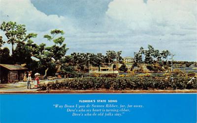 Florida's State Song Postcard