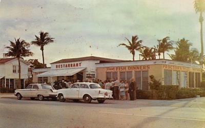 Proctor's Restaurant West Palm Beach, Florida Postcard
