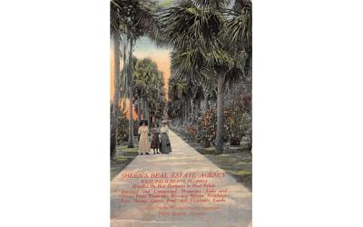 Sheen's Real Estate Agency West Palm Beach, Florida Postcard