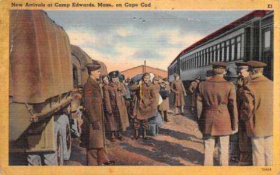 New Arrivals  Camp Edwards, Massachusetts Postcard