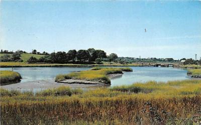 Scenic View of Buttermilk Bay Cummaquid, Massachusetts Postcard