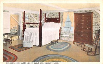 Bedroom Duxbury, Massachusetts Postcard