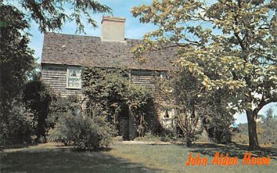 John Alden House Duxbury, Massachusetts Postcard