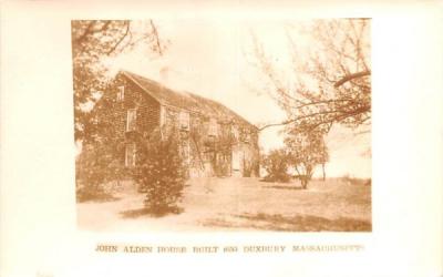 John Alden House Duxbury, Massachusetts Postcard