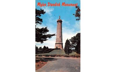 Myles Standish Monument Duxbury, Massachusetts Postcard