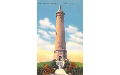 Myles Standish Monument Duxbury, Massachusetts Postcard