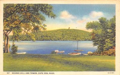 Scargo Hill & Tower Dennis, Massachusetts Postcard