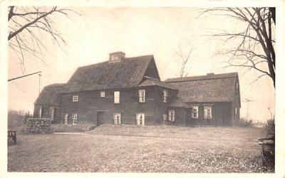 Old Fairbanks House Dedham, Massachusetts Postcard