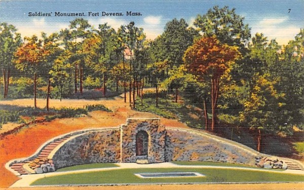 Soldiers' Monument Fort Devens, Massachusetts Postcard Soldiers ...