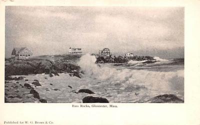 Bass Rocks Gloucester, Massachusetts Postcard