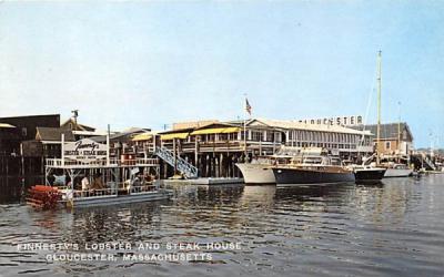 Finnerty's Lobster House & Steak House Gloucester, Massachusetts Postcard