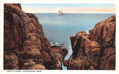 Rafe's Chasm Gloucester, Massachusetts Postcard