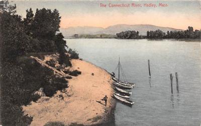 The Conneticut River Hadley, Massachusetts Postcard