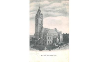 City Hall Holyoke, Massachusetts Postcard