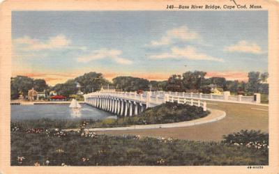 Bass River Bridge Hyannis, Massachusetts Postcard